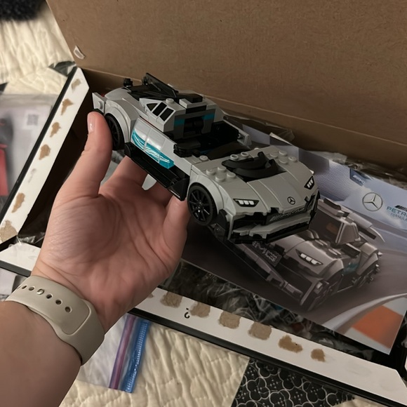 lego half built speed champions amg patrons formula one team mercedes set of two - Picture 8 of 8